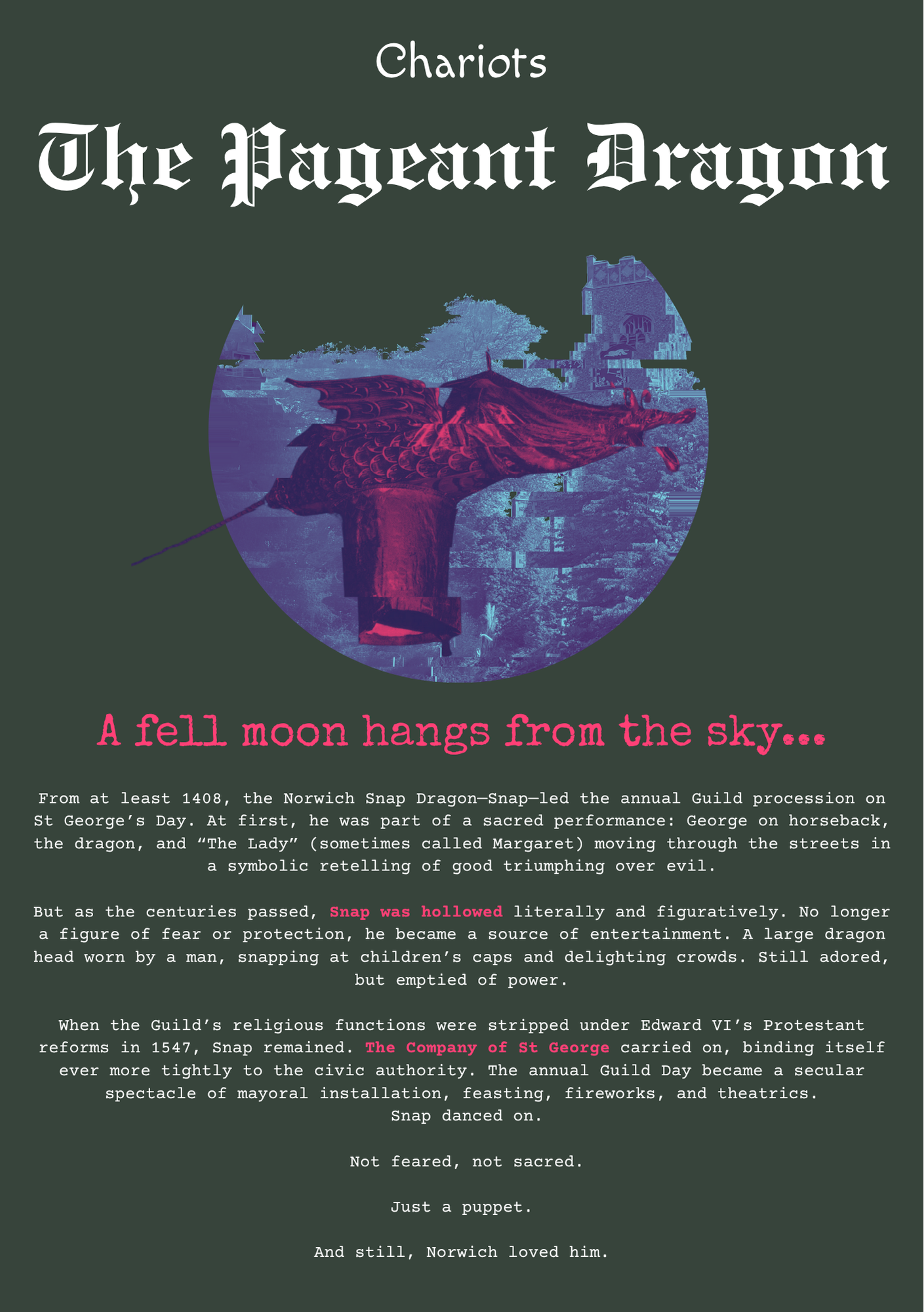 Chariots Issue #1: The Wyrm Road